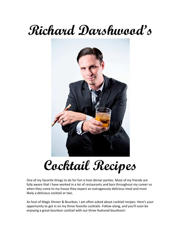 Richard darshwood cocktail recipes