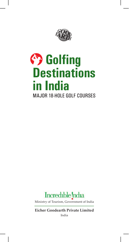 Golfing destinations in India 