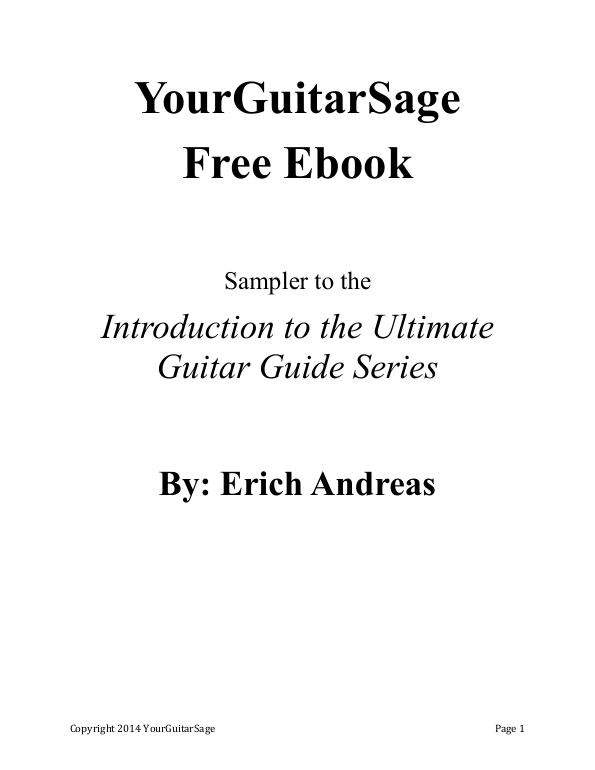 YourGuitarSage Free Ebook
